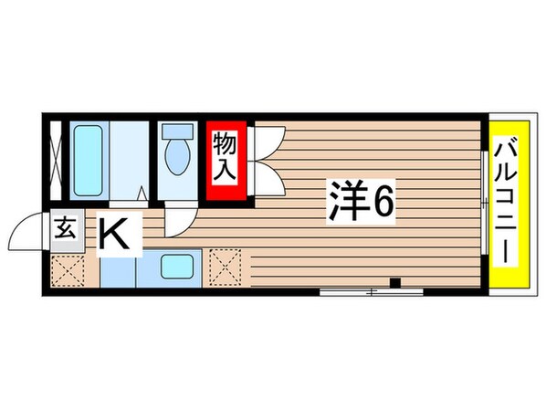 ヒロ大巌寺の物件間取画像